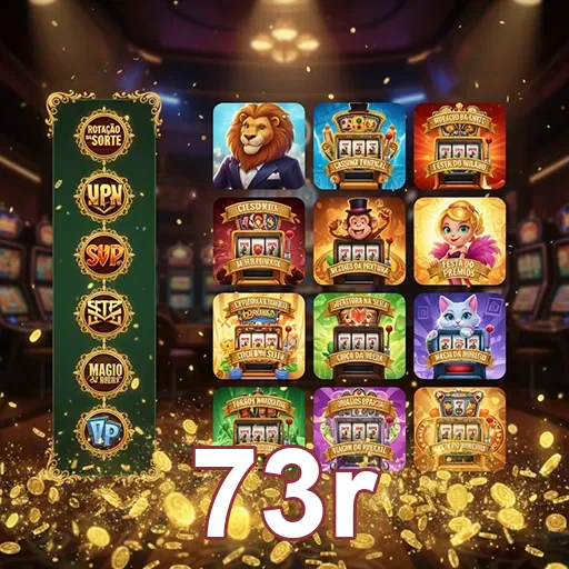 Ilustração de Descubra o universo dos jogos de slots no 73r